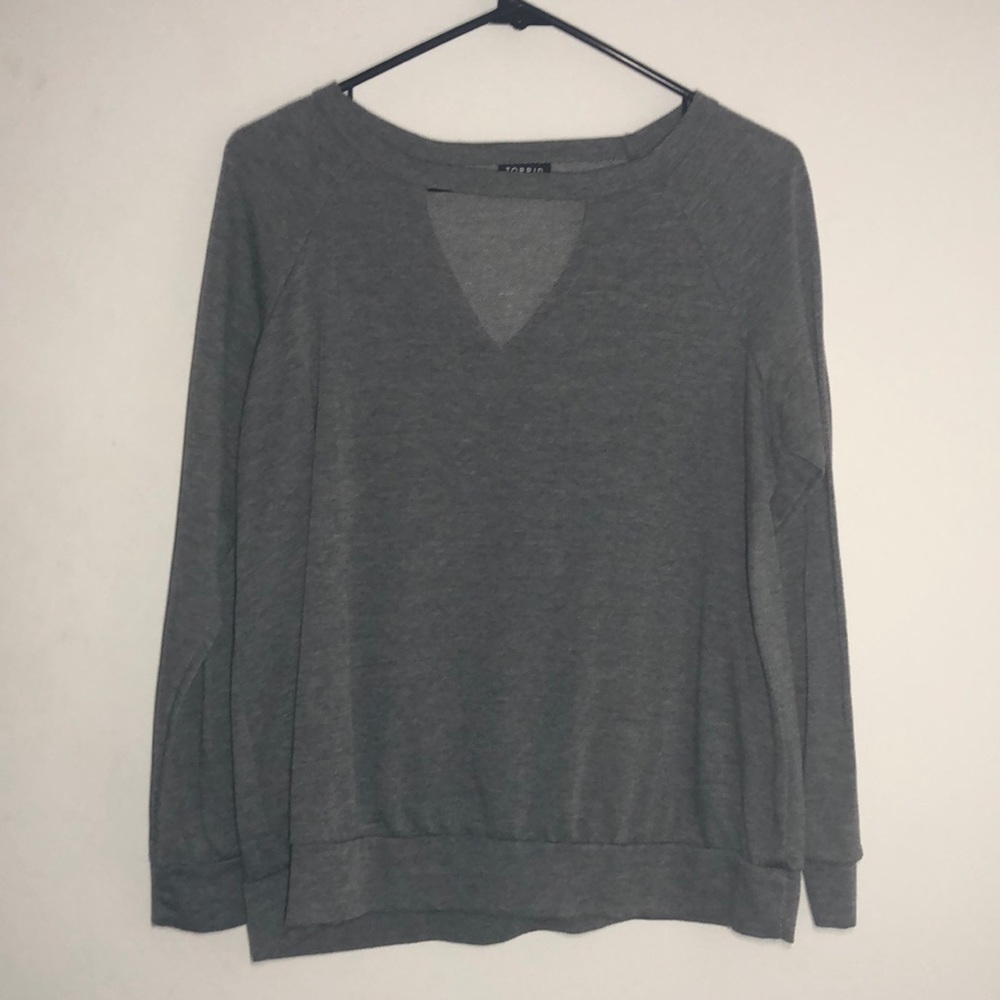 Casual, Long sleeve, grey shirt